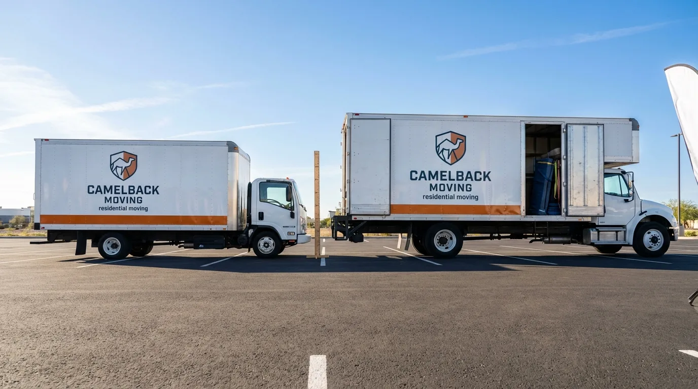 Moving truck size capacity guide in Buhl